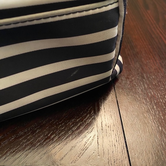 Kate Spade Black and White Striped Bag - Picture 8 of 8